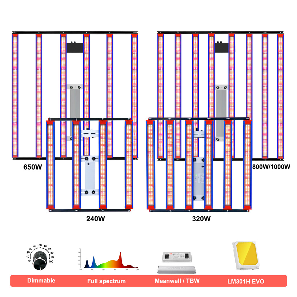 Jual YXO 1000W Full Spectrum LED Grow light LM301H EVO Quantum Tech LED ...