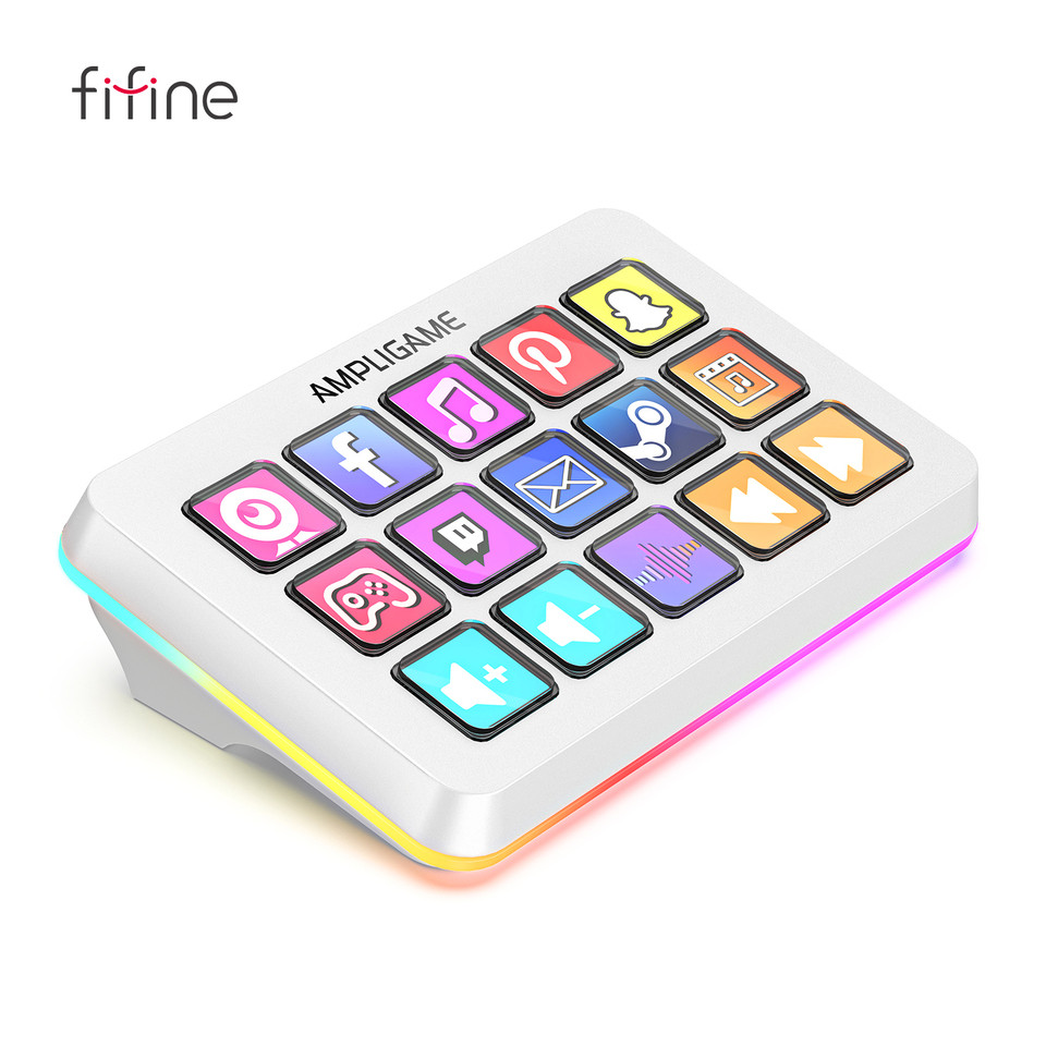 Jual FIFINE D6 Macro Stream Controller App-Triggered Actions with 15 ...