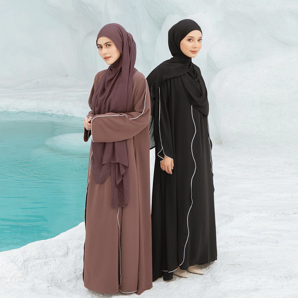 Gamis Dress Haji dan Umrah Bahan Arabian Premium Cooltech Anti UV potongan longgar