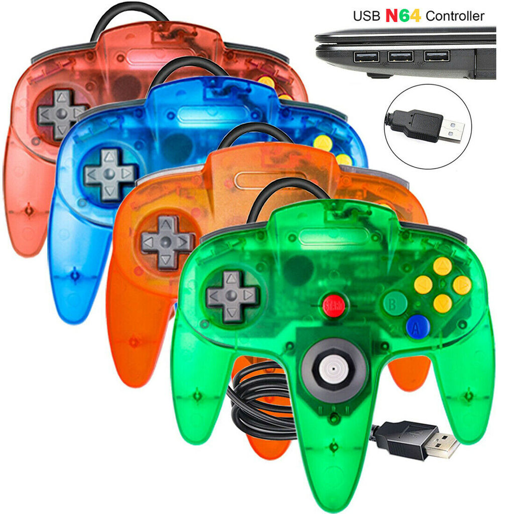Jual USB N64 Controller Joystick N64 Gamepad for PC Mac Computer ...