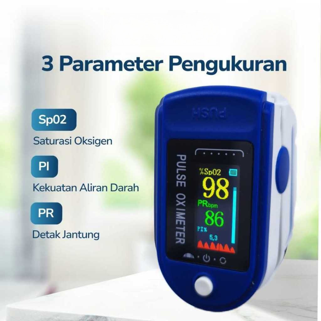 Jual HOUGUO Oximeter Pulse Fingertip Alat Pengukur Kadar Oksigen Darah ...