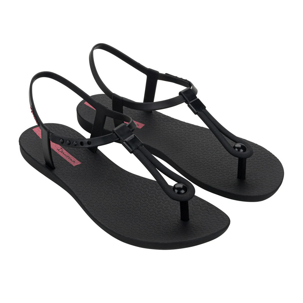Jual Sepatu Sandal Wanita Ipanema Class Slim Fem Black Black Pink ...