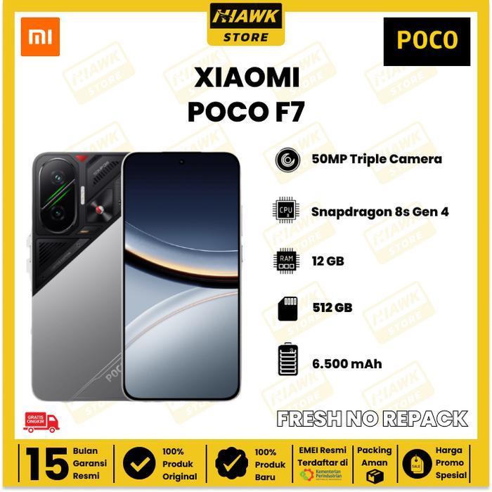 Xiaomi Poco F7 [12+512 GB] Garansi Resmi - [12/512] Silver