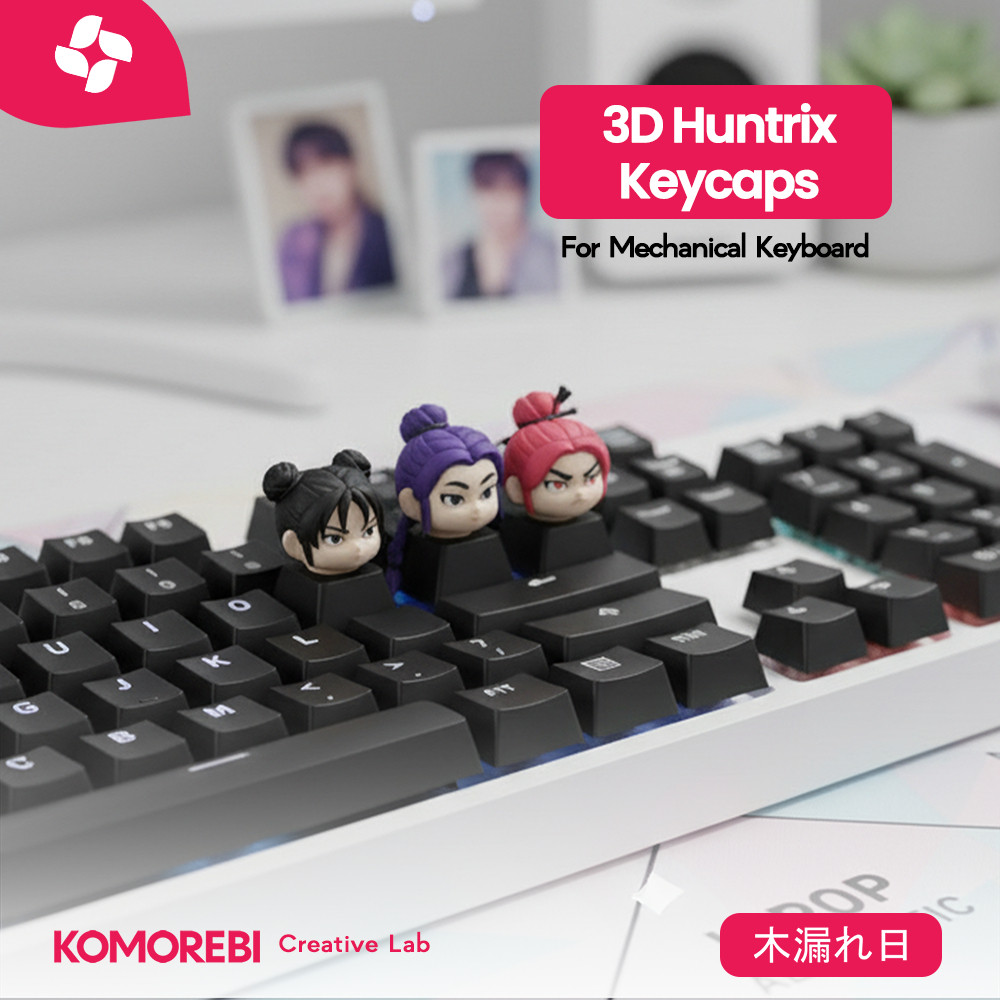 Jual Keycaps Artisan 3D Huntrix Custom Karakter KPop Demon Hunter Mira ...