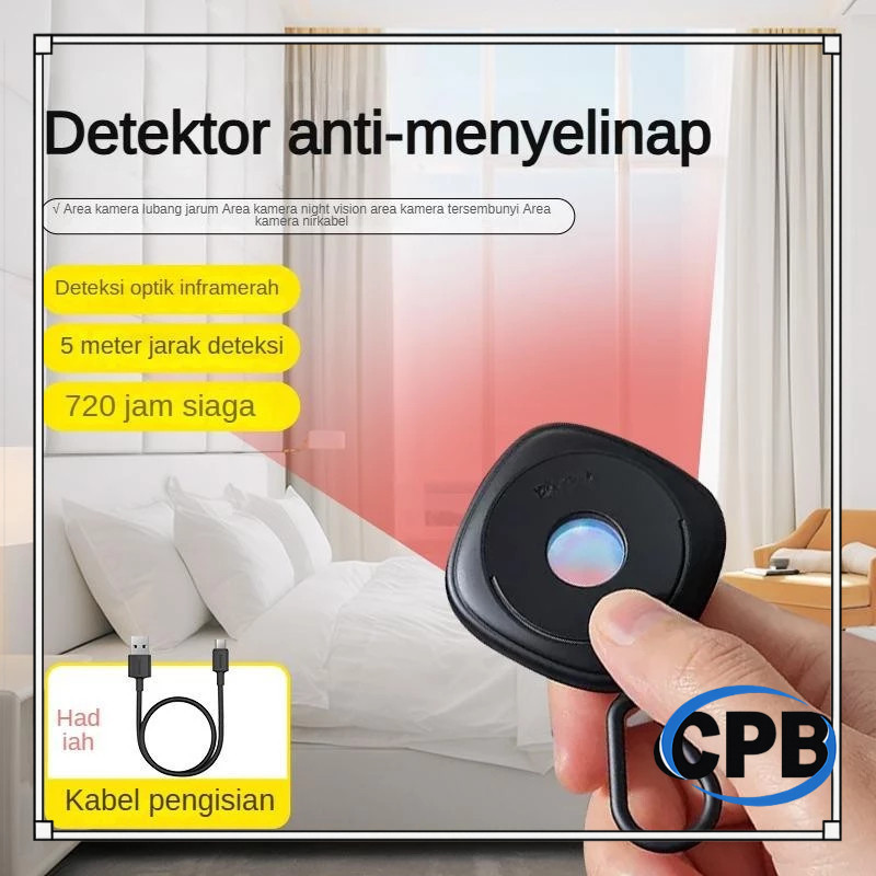 Camera Detector Infrared Mini Alat Deteksi Kamera Tersembunyi Anti Spy Portable Pocket Size Mudah Dipakai Tanpa Aplikasi