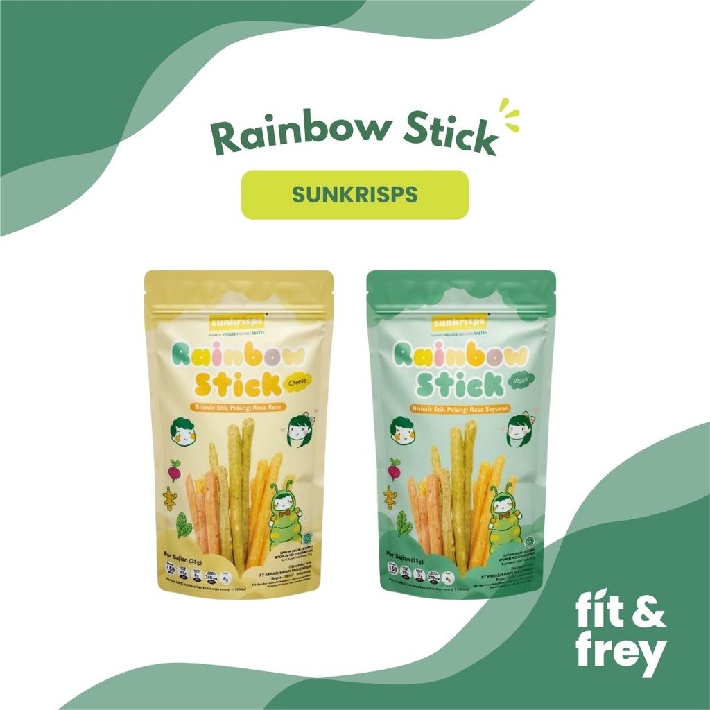Jual SUNKRISPS Rainbow Stick - Veggie / Cheese - Snack Bayi Anak ...