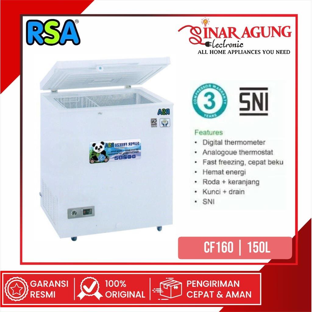 Jual RSA CF160 / CF-160 CHEST FREEZER 150 LITER - GARANSI RESMI ...