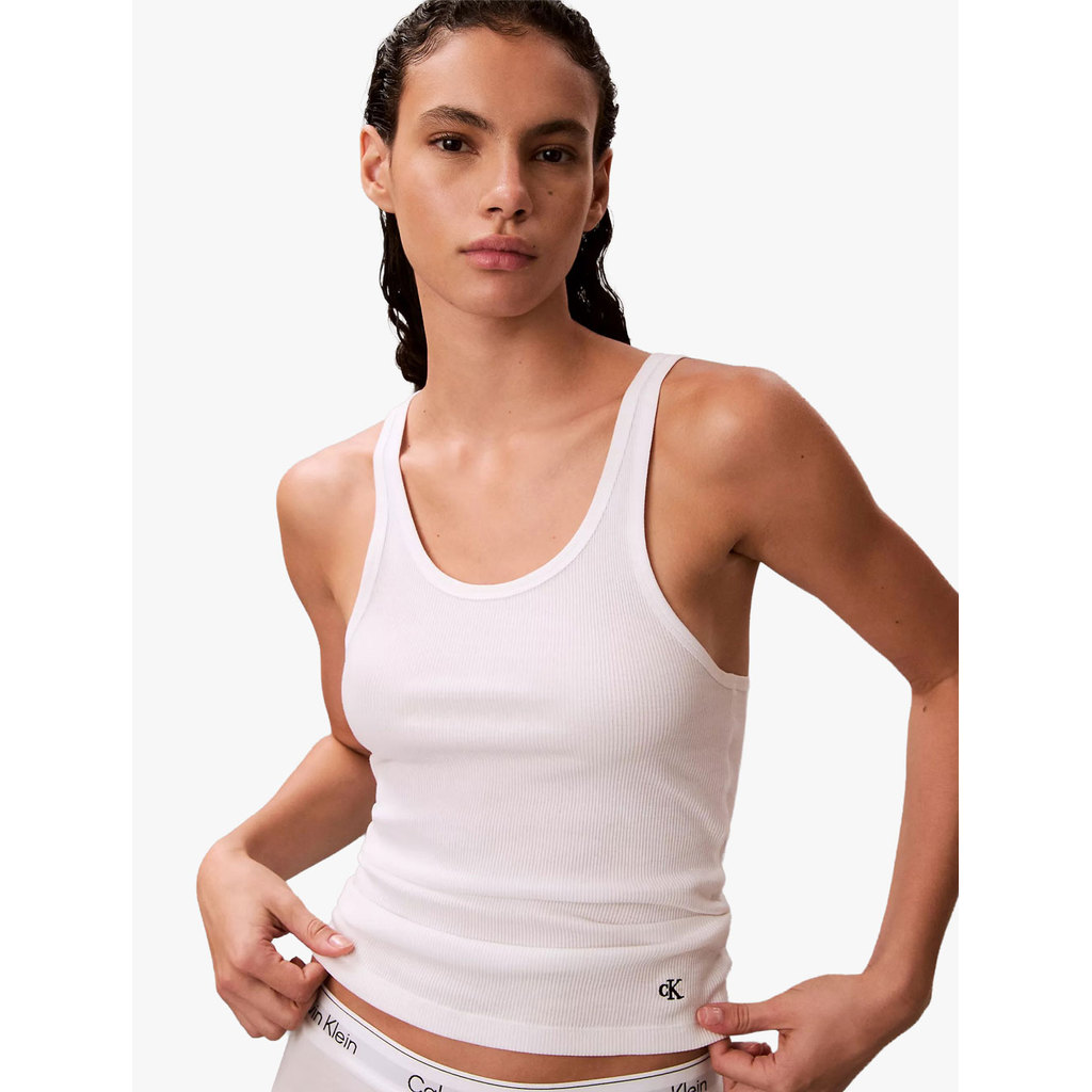 Jual Calvin Klein - Cotton Contour Rib Tank | Shopee Indonesia