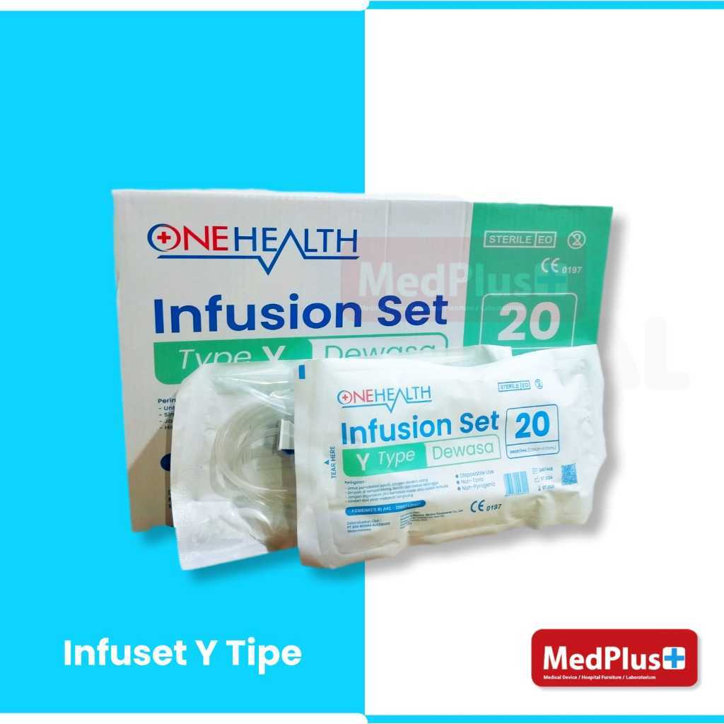 Jual Onehealth Infuset Y Tipe Dewasa Anak Medis Infusion Set Sterile ...