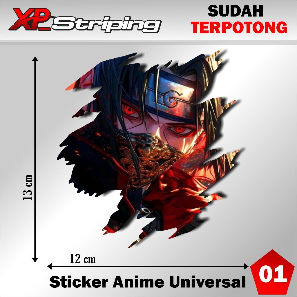 Jual Sticker Anime Kece Naruto Sudah Terpotong Tinggal Tempel XP-01 ...