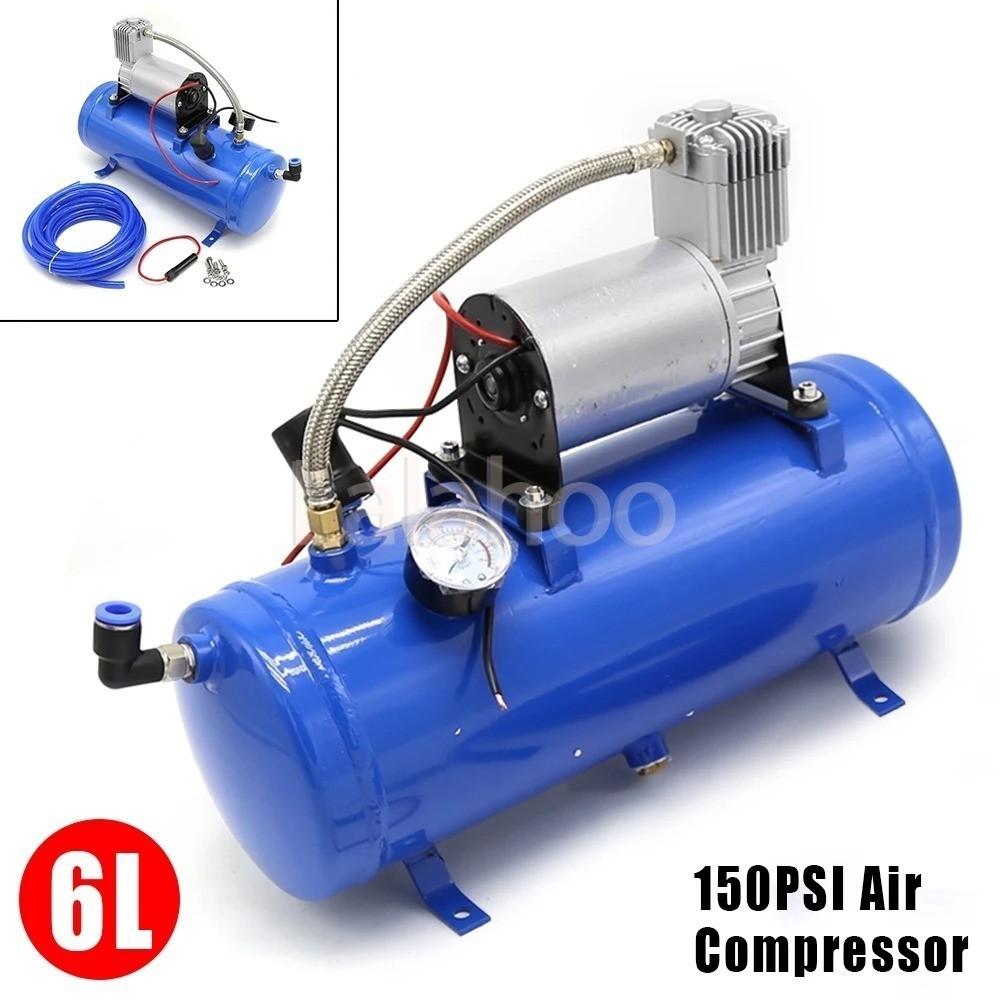 Jual Tabung Kompresor Angin Otomatis 12V 24V air suspension compressor ...