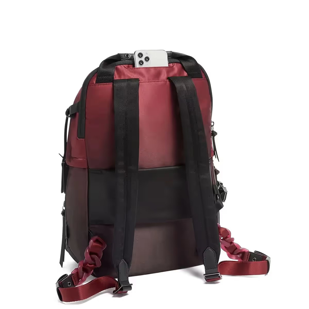 Tumi Devoe Meadow Fashion Utility Nylon Travel Backpack - Berry Ombre Color Tumi Devoe Meadow Backpack Purple Iridescent - Laptop  main image 4