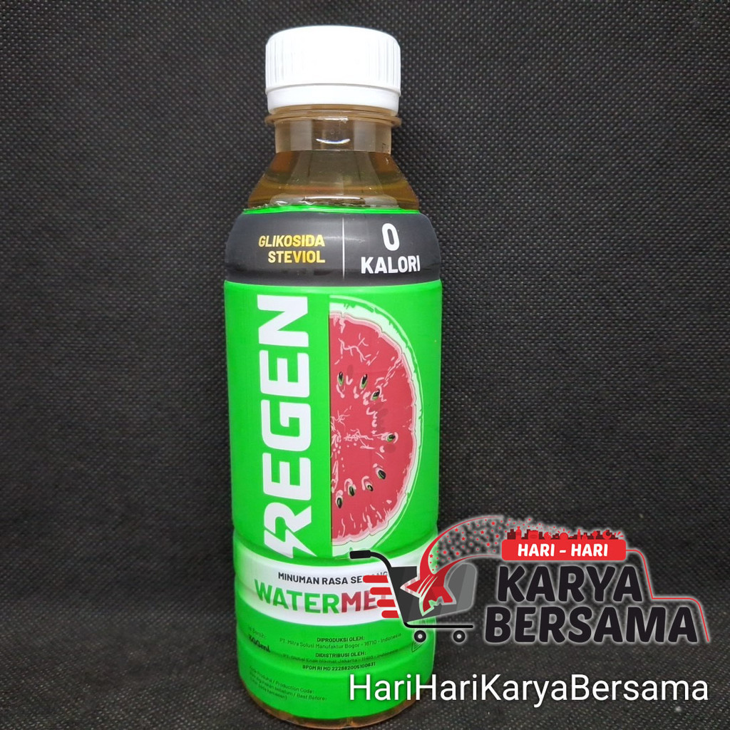 Jual MINUMAN REGEN RASA WATERMELON SEMANGKA GLIKOSIDA STEVIOL BEBAS ...
