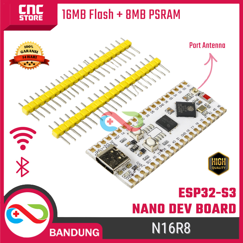 Jual ESP32-S3-N16R8 Nano Development Board - Bluetooth & WiFi Core ...