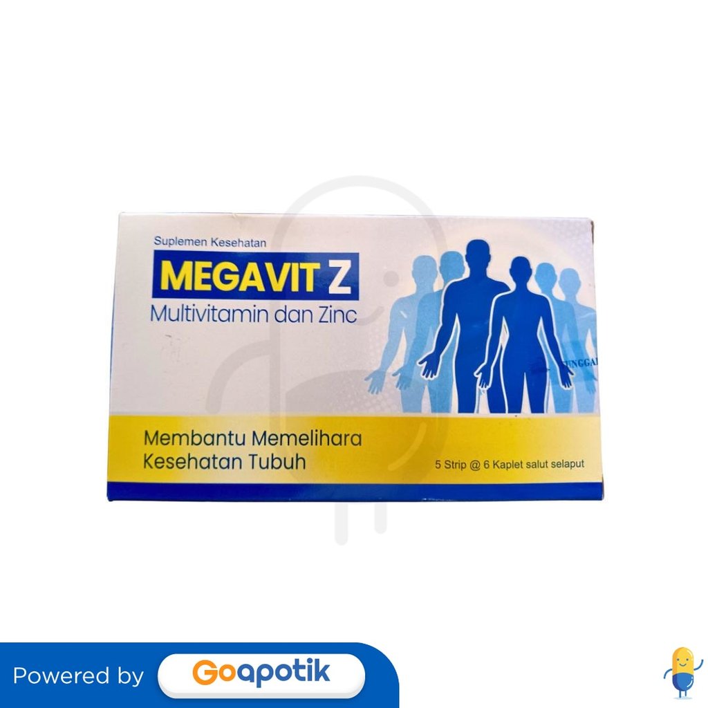 Jual Megavit Z Box Isi 30 Kaplet | Shopee Indonesia