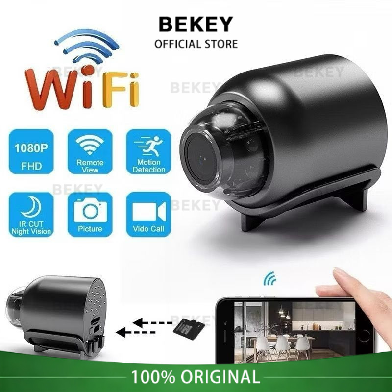 Jual BEKEY Kamera WIFI mini HD 1080p Kamera Pengintai Mini Spy Hidden ...