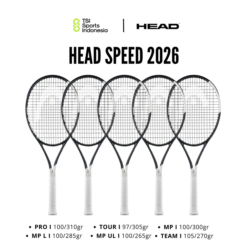 Jual Raket Tenis Head SPEED 2026 MP / MP L / MP UL / TEAM / PRO / TOUR ...