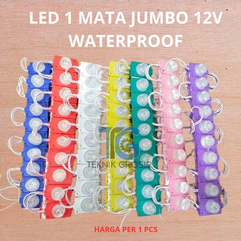 Jual Lampu LED Modul DC 12 Volt 1.5 Watt Untuk Neon Box | Shopee Indonesia