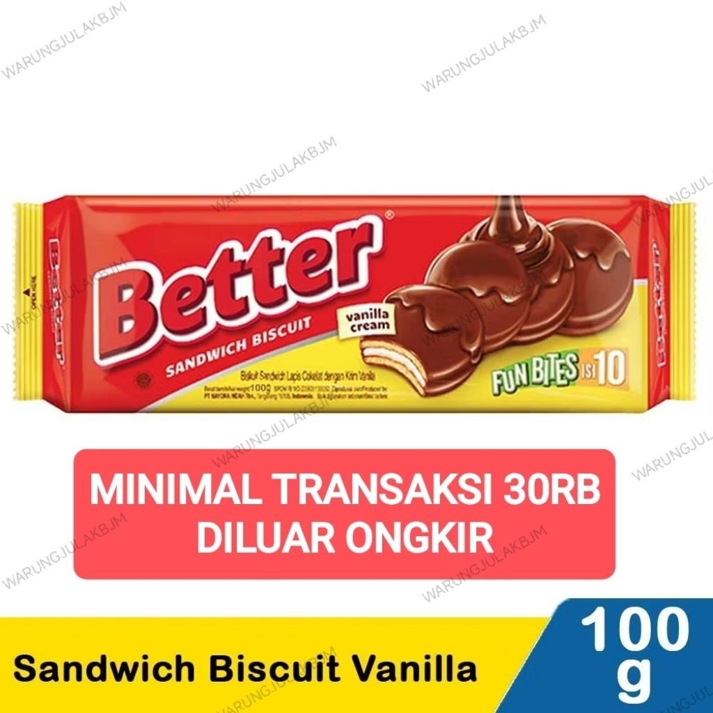 Jual roma better big pack 100gr vanilla, caramel | Shopee Indonesia