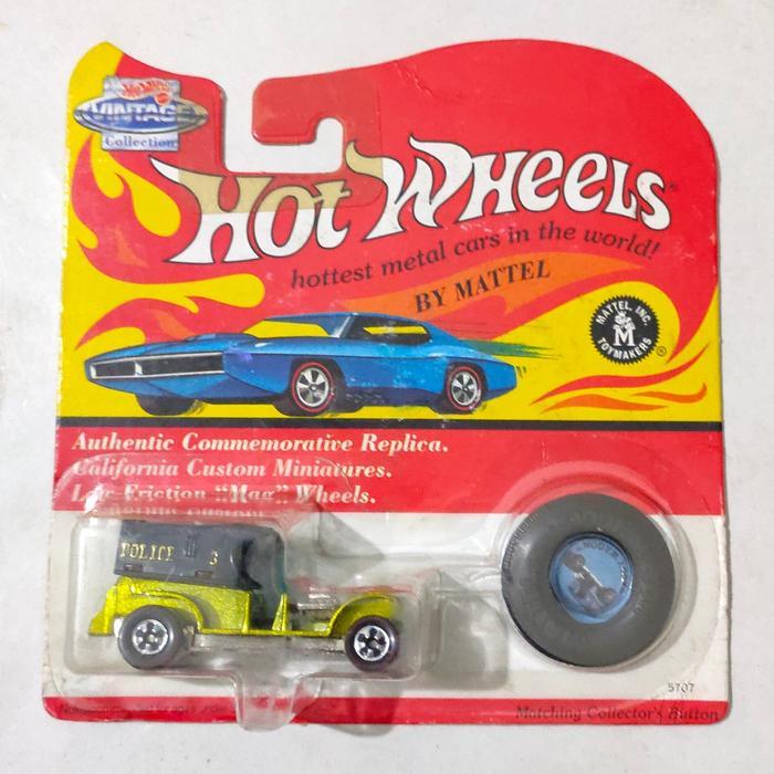 Jual Mainan Hot Wheels Paddy Wagon hijau pupus 1994 Vintage