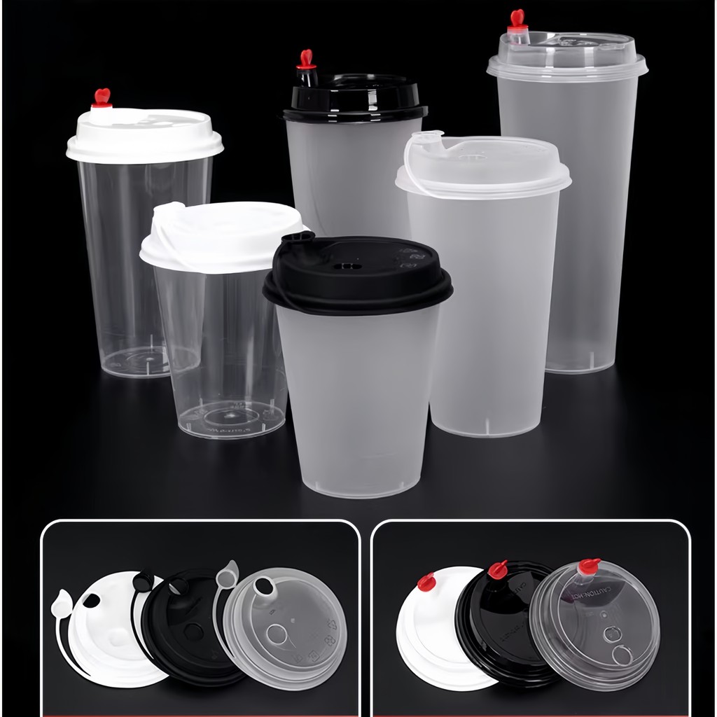 Jual [25pcs]Tutup Cup Gelas Plastik Injection ( diameter 90mm ) 12oz ...