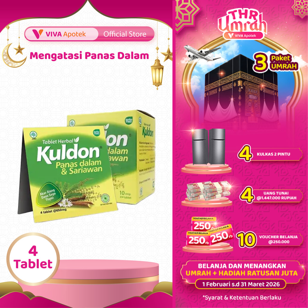 Jual Kuldon Sariawan Mengatasi Panas Dalam & Tenggorokan Kering (4 ...