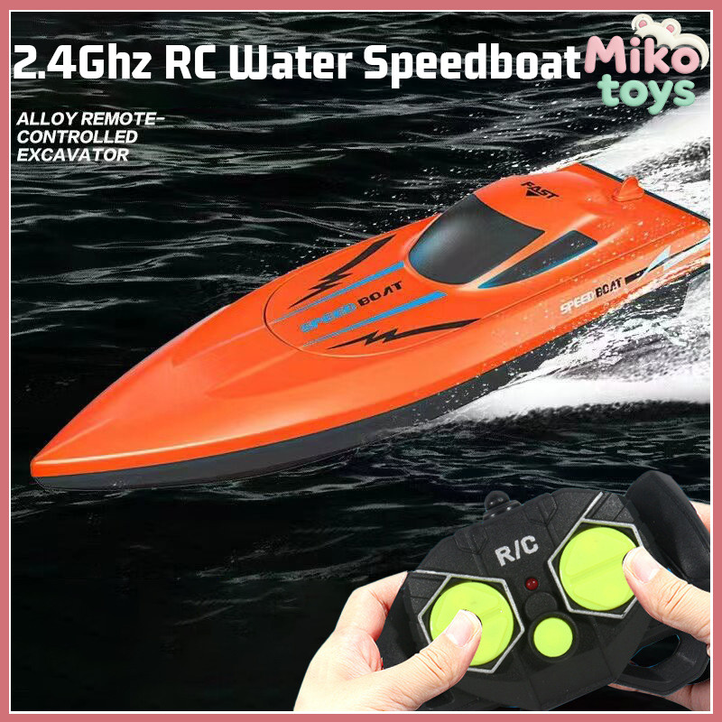 Jual Mikotoys 2.4Ghz RC Scull Simulasi Kecepatan Tinggi Air Speedboat ...