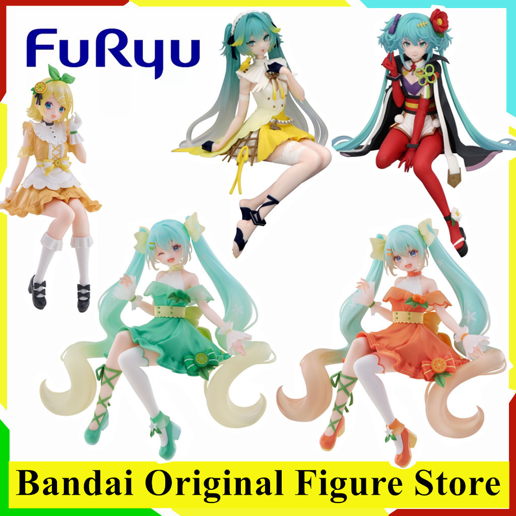 Jual Original Furyu Kuji Hatsune Miku Citrus Miku Kagamine Rin Action ...