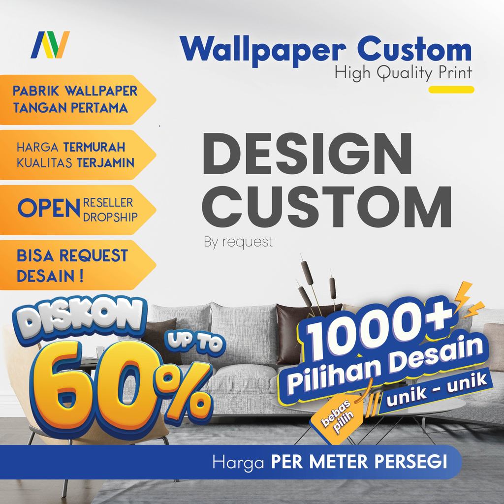 Jual Wallpaper Custom by Request Wallpaper Dinding Custom Ukuran dan ...