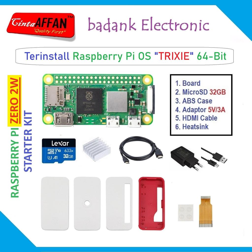 Jual Raspberry Pi Zero 2W - STARTER KIT | Shopee Indonesia