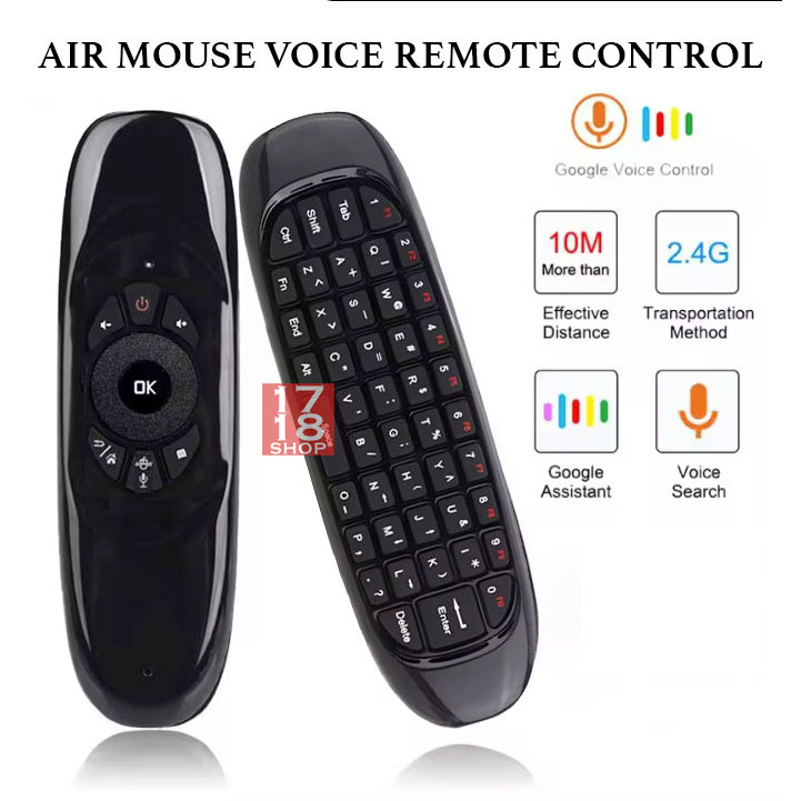 Jual Air Mouse Voice Remote Control 2.4G RF For Android Windows Mac ...