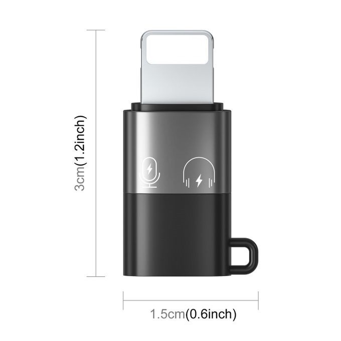 Jack Chuyển Type-C Ra Cổng L Kết Nối Mic Không Dây - Hỗ Trợ Các Dòng Máy i.P 7 đến 14 Prm thumbnail 4