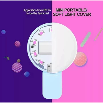 AL Ring Light Selfie Mini Q Portable 3 Suhu Warna
