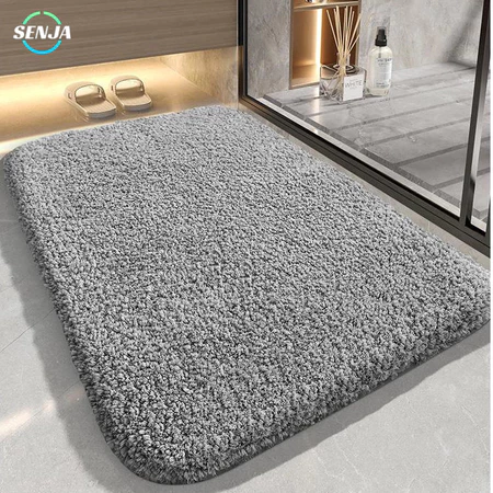 Karpet Bulu Non Slip lembut untuk toilet kering dan kamar mandi
