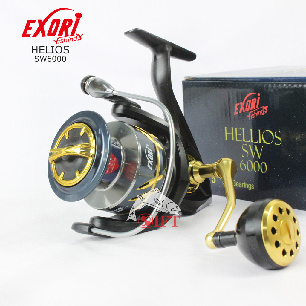 Jual Reel EXORI Fishing HELLIOS SW 1000 -- 6000 | Saltwater Power ...
