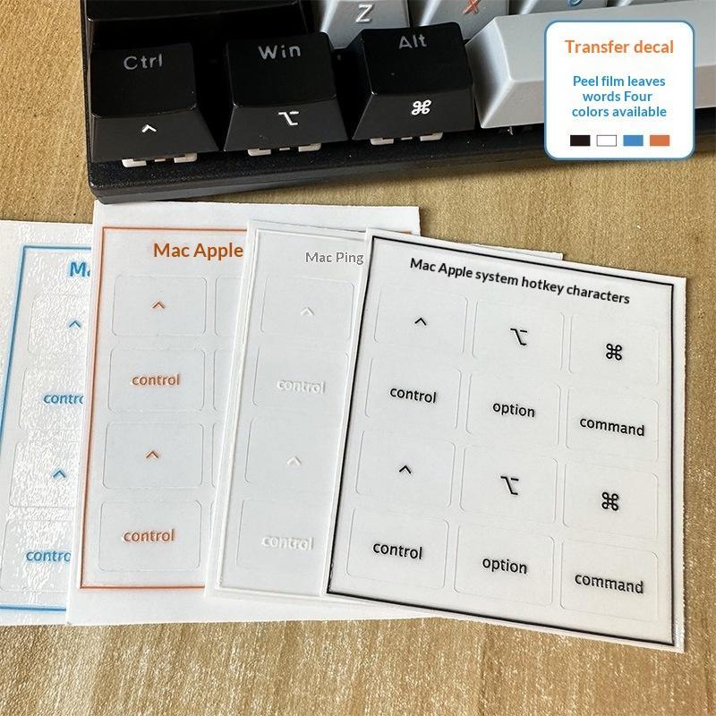 Jual Transfer Sticker Tear-Off Film With Text Mac Os System Hotkey ...