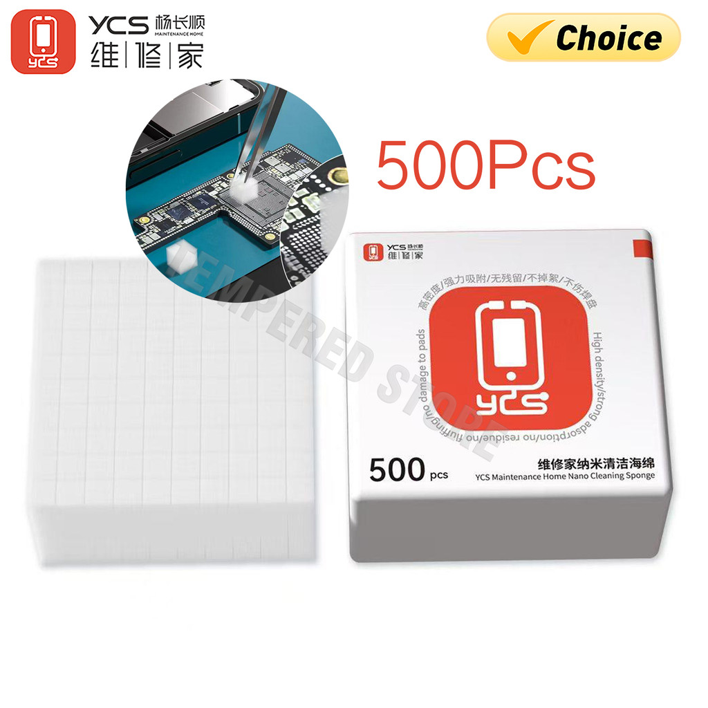 Jual YCS Nano Sponge Cleaning 500Pcs No Residue Phones Screen PCB ...