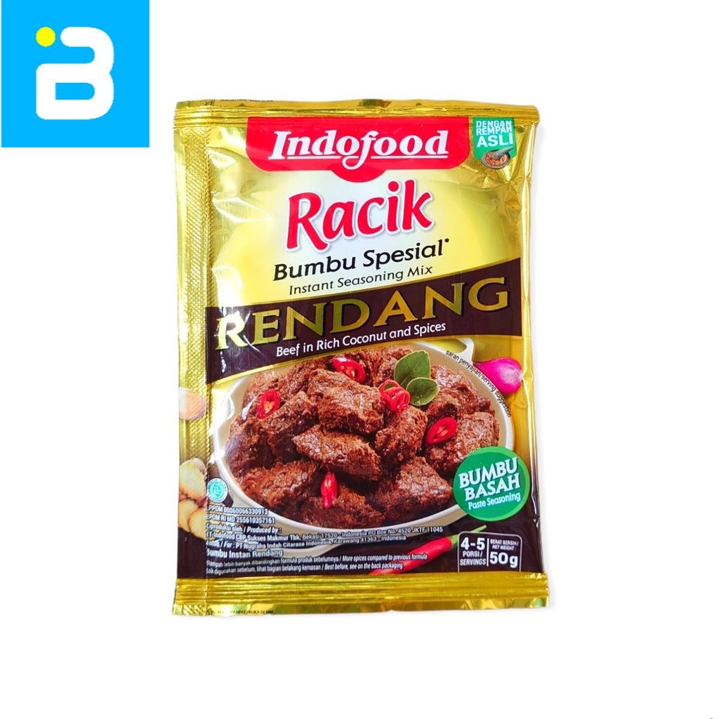 Jual Indofood Bumbu Spesial Rendang 50 G | Shopee Indonesia