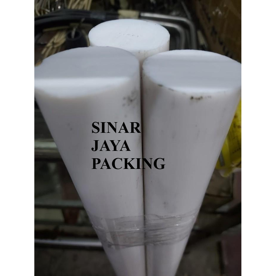 Jual Teflon PTFE Batangan Rod 90mm x 1 meter | Shopee Indonesia