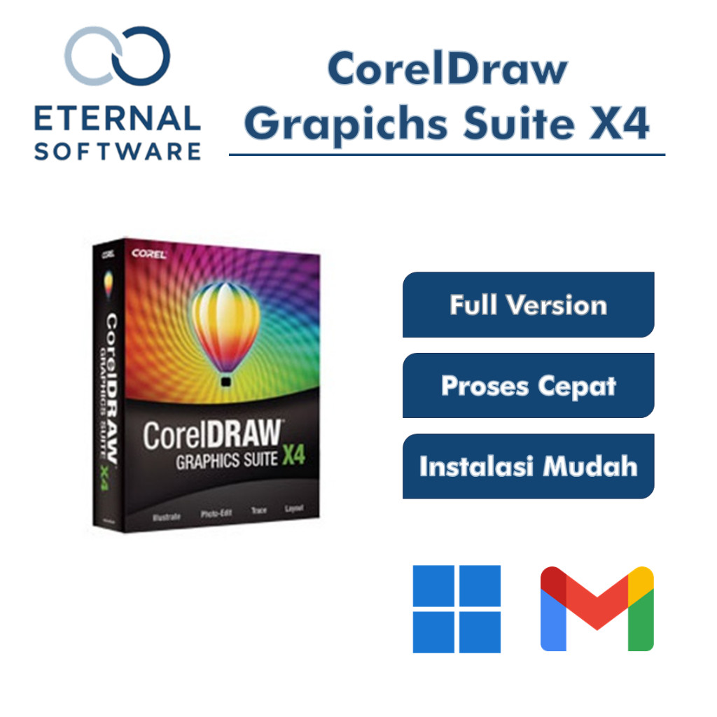 Jual CorelDraw Graphics Suite X4 Full Version Software Desainer Grafis ...