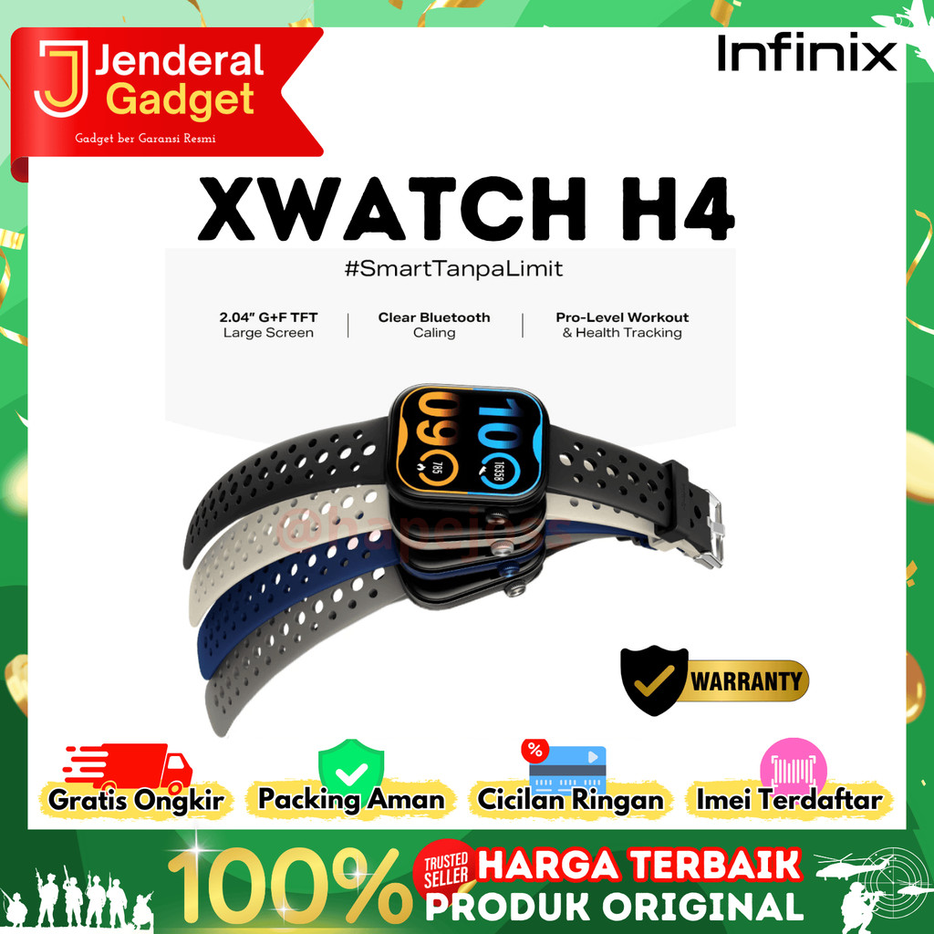 Jual Infinix XWATCH H4 XW4L 2.04 Inch TFT Large Screen Garansi Resmi ...