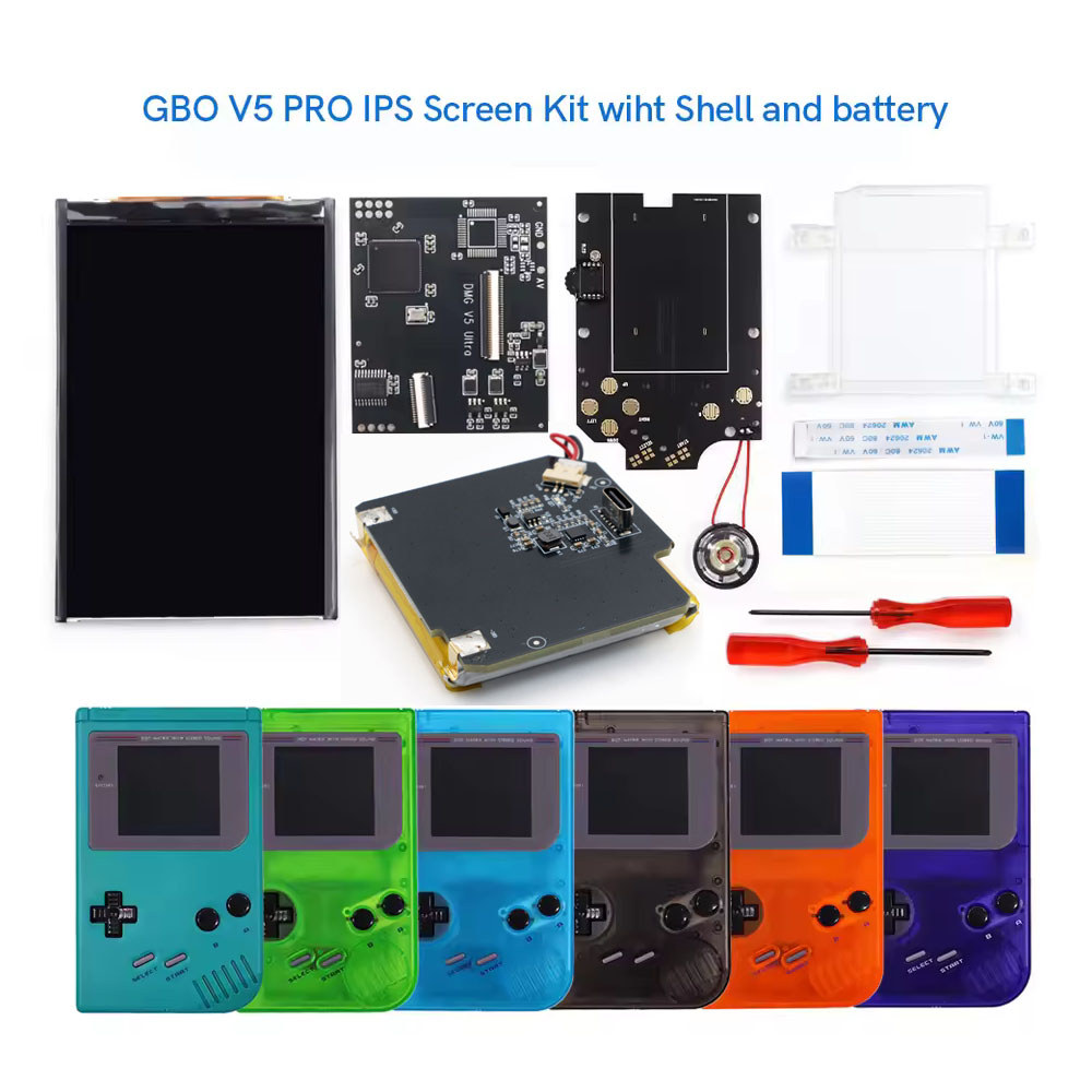 Jual IPS V5 Pro Screen For GBO DMG 01 High Brightness Replacements LCD ...