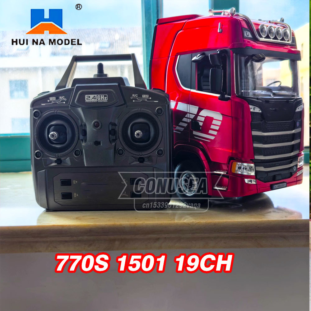 Jual HUINA 770S Rc Truck Trailer Tractor 1/18 1501 Remote Control Car ...