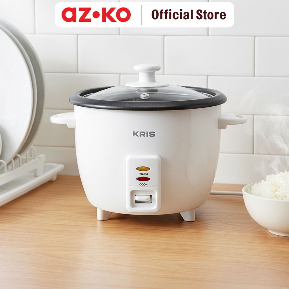 Jual AZKO Kris 1 ltr Rice Cooker Manual - Putih Magic Jar Magic Com ...