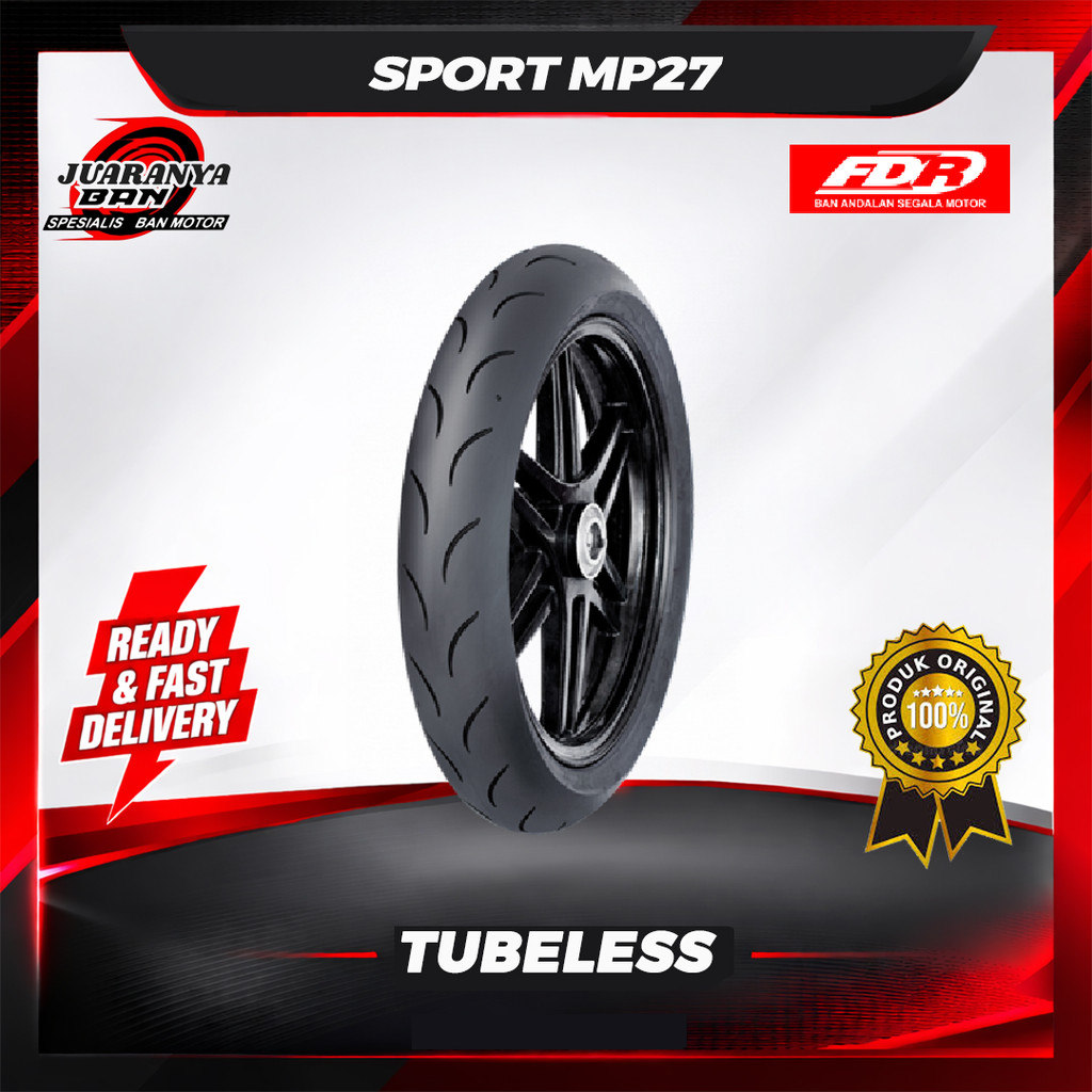 Jual Ban motor matic Soft compound FDR Sport MP 27 MP27 90 80 14 ...