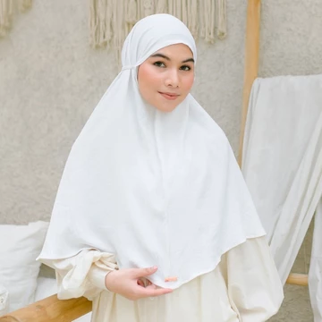 Lozy Hijab Biyya Instan (Hijab Instan Tali Bergo Umroh Crinkle)