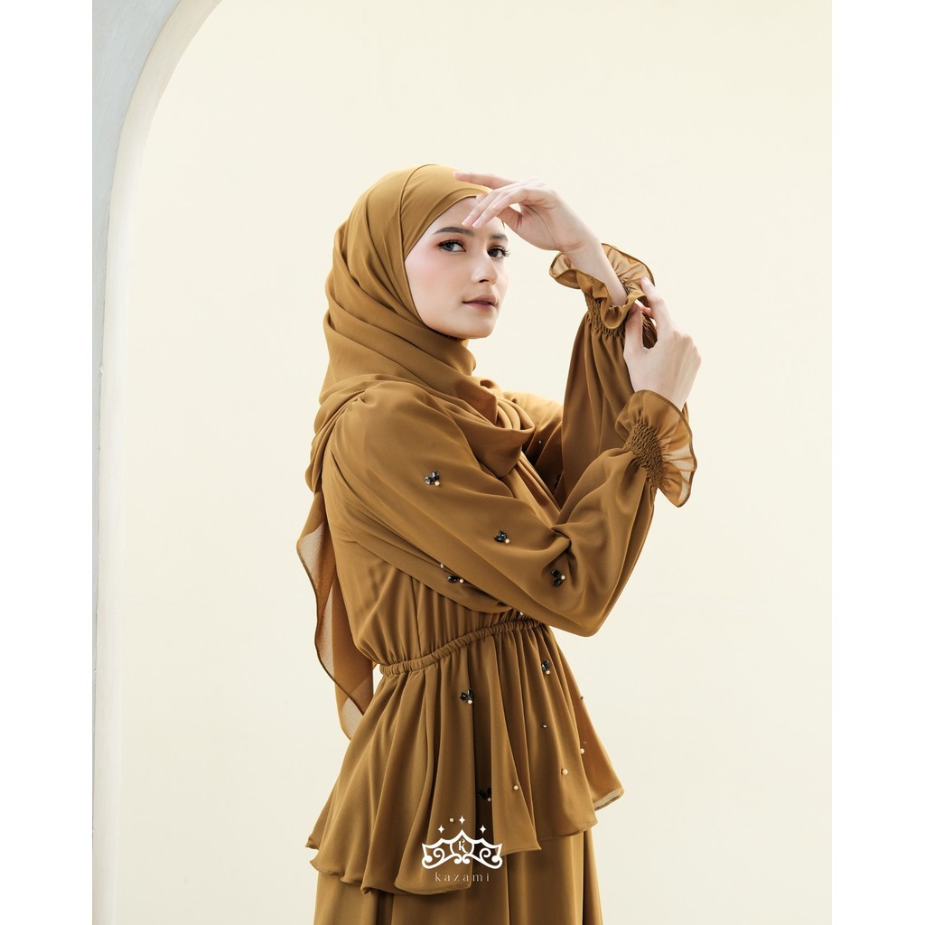 Jual Kazami - Dress Abaya Aleeza New Color | Shopee Indonesia