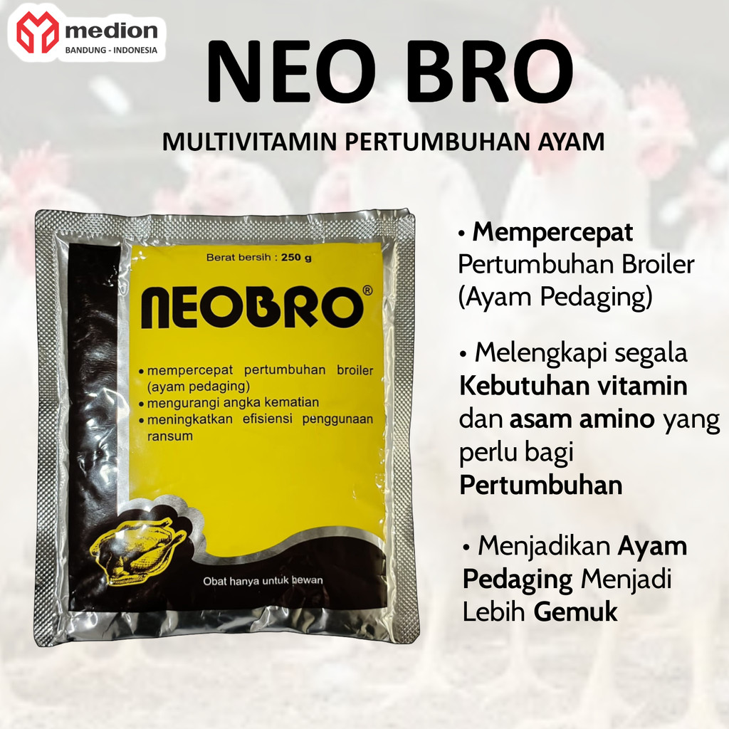 Jual Neobro 250 Gram - Neo Bro Obat Vitamin ( Multivitamin ) Penambah ...
