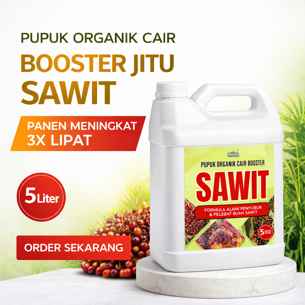 Jual Pupuk Sawit agar Buah Lebat Plus Tricoderma, Microba, ZPT, Pupuk ...