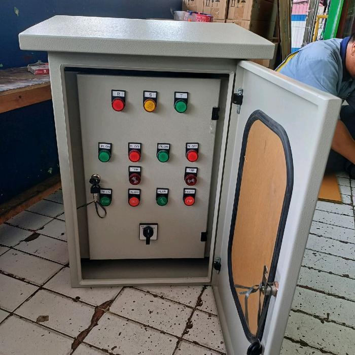 Jual Panel Pompa 2 Pompa 3phass 1.5kw Box Double Pintu | Shopee Indonesia